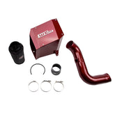 Wehrli Custom Fab 2004.5-2005 LLY Duramax 4" Intake Kit with Air Box WCFab Red